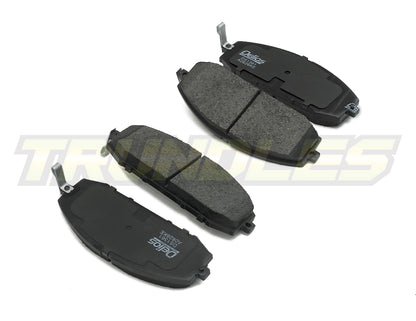 Delios MK3 Front Brake Pads to suit Nissan Patrol Y61 1997-2023