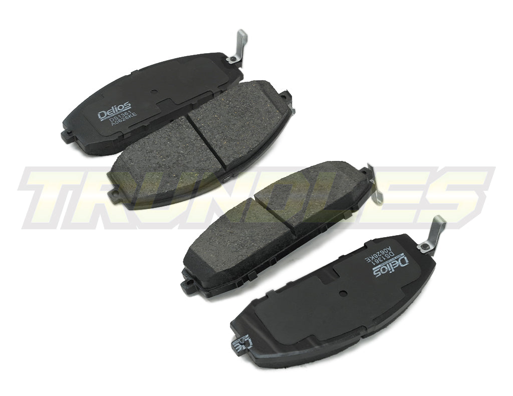 Delios MK3 Front Brake Pads to suit Nissan Patrol Y61 1997-2023