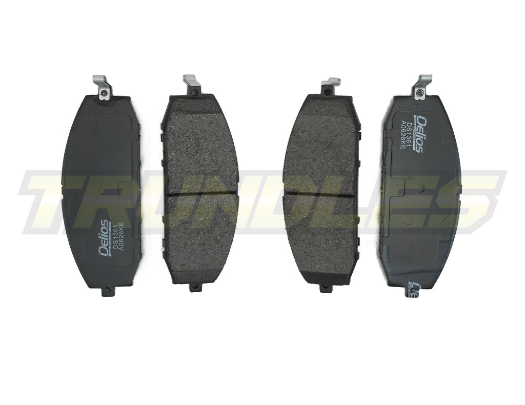 Delios MK3 Front Brake Pads to suit Nissan Patrol Y61 1997-2023