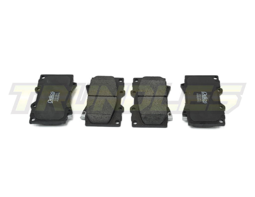 Delios MK3 Front Brake Pads to suit Toyota Landcruiser 76/78/79 Series 1999-Onwards
