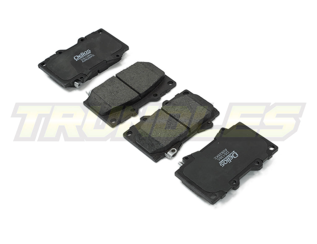 Delios MK3 Front Brake Pads to suit Toyota Landcruiser 100 Series 1998-2007
