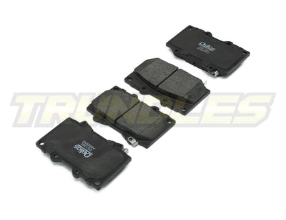 Delios MK3 Front Brake Pads to suit Toyota Landcruiser 100 Series 1998-2007