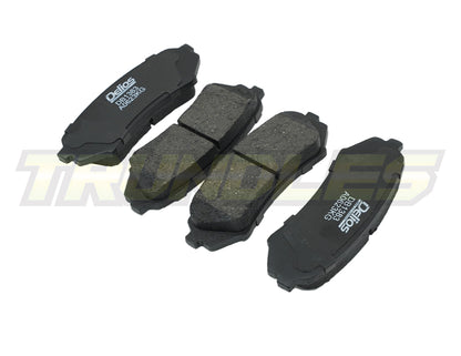 Delios MK3 Rear Brake Pads to suit Toyota Landcruiser 100 Series IFS 1998-2007