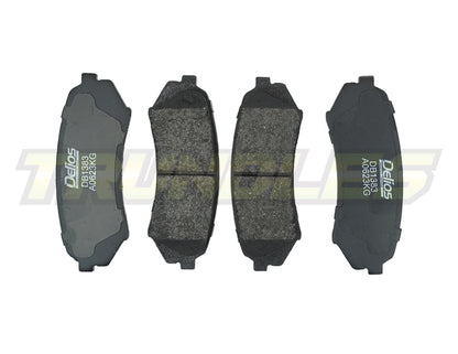 Delios MK3 Rear Brake Pads to suit Toyota Landcruiser 100 Series IFS 1998-2007