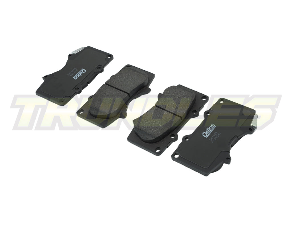 Delios MK3 Front Brake Pads to suit Toyota Hilux N70 (With VSC) 2005-2015 (319mm Rotor)