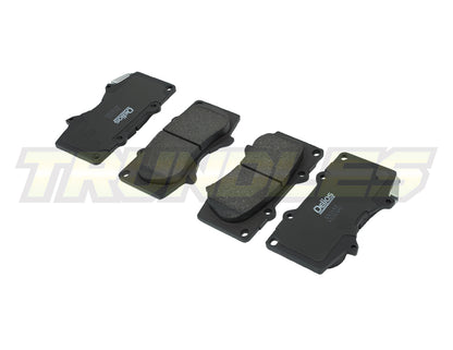 Delios MK3 Front Brake Pads to suit Toyota Hilux N70 (With VSC) 2005-2015 (319mm Rotor)