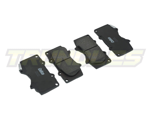 Delios MK3 Front Brake Pads to suit Toyota Hilux N80 2015-Onwards