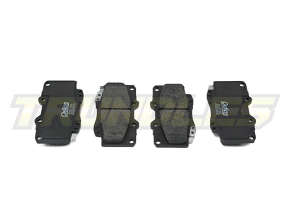 Delios MK3 Front Brake Pads to suit Toyota Hilux N70 (Without VSC) 2005-2015 (297mm Rotor)