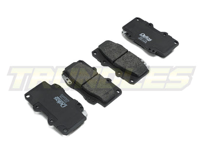 Delios MK3 Front Brake Pads to suit Toyota Hilux N70 (Without VSC) 2005-2015 (297mm Rotor)