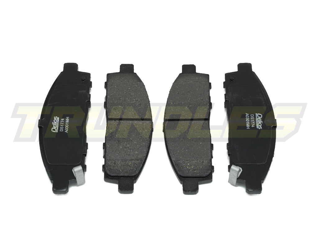 Delios MK3 Front Brake Pads to suit Mitsubishi Triton ML/MN 2006-2015