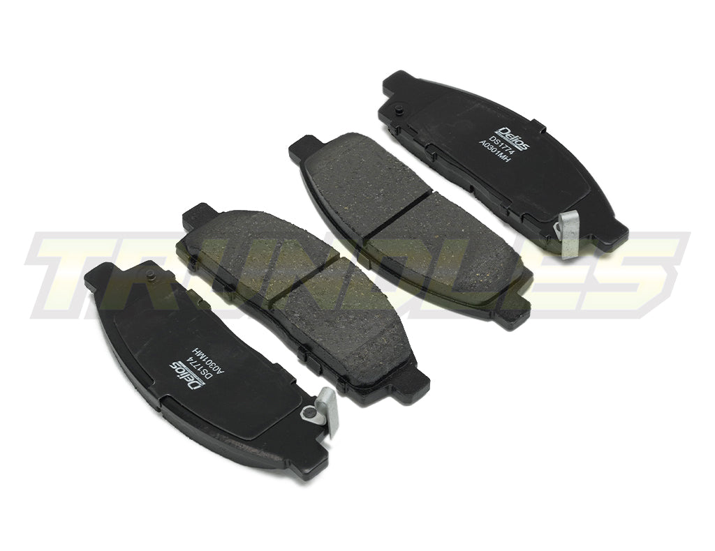 Delios MK3 Front Brake Pads to suit Mitsubishi Triton ML/MN 2006-2015