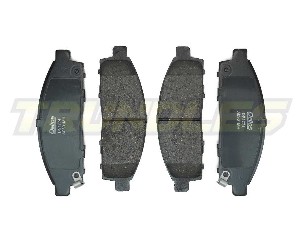 Delios MK3 Front Brake Pads to suit Mitsubishi Triton ML/MN 2006-2015