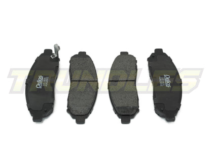 Delios MK3 Front Brake Pads to suit Nissan Navara D40 2005-2015 (295mm Rotor)