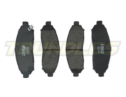 Delios MK3 Front Brake Pads to suit Nissan Navara D40 2005-2015 (295mm Rotor)