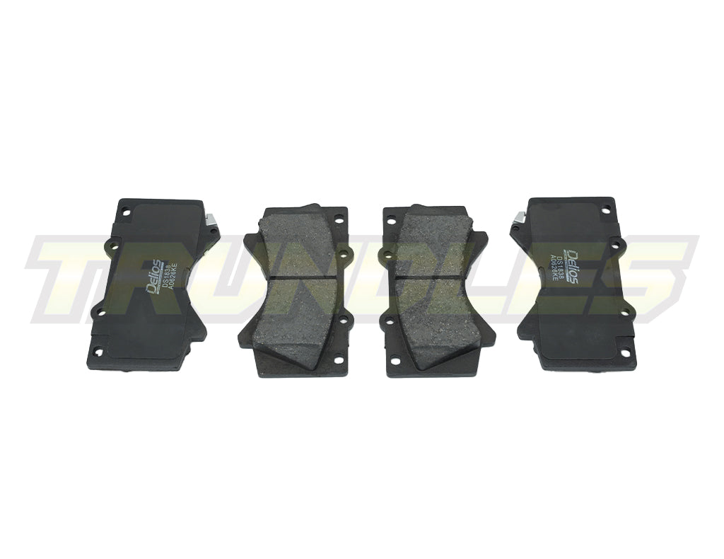 Delios MK3 Front Brake Pads to suit Toyota Landcruiser 200 Series 2007-2022
