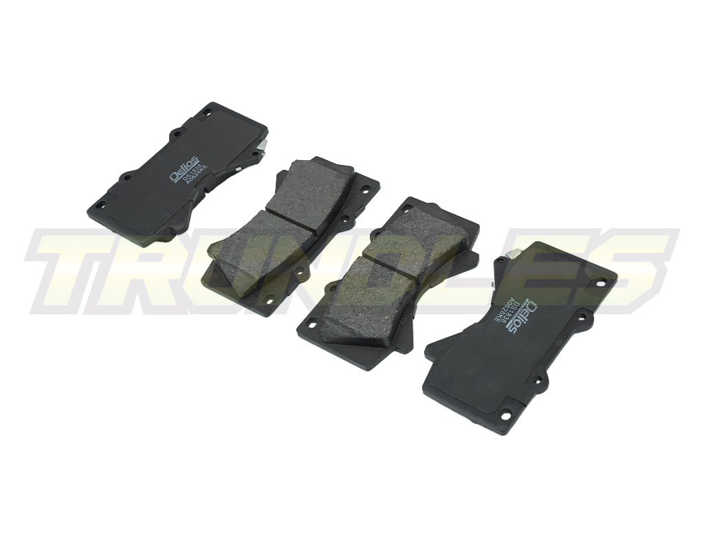 Delios MK3 Front Brake Pads to suit Toyota Landcruiser 200 Series 2007-2022