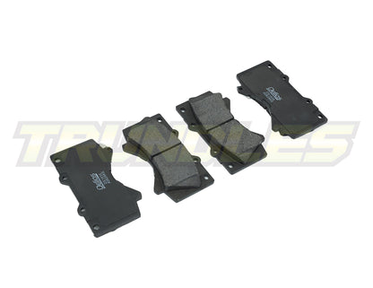 Delios MK3 Front Brake Pads to suit Toyota Landcruiser 200 Series 2007-2022