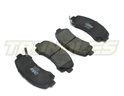 Delios MK3 Front Brake Pads to suit Isuzu MU-X 2013-2021