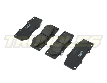 Delios MK3 Front Brake Pads to suit Toyota Hilux N70 (Without VSC) 2005-2015