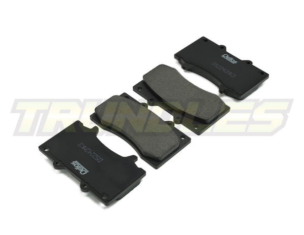 Delios MK3 Front Brake Pads to suit Nissan Patrol Y62 2013-Onwards