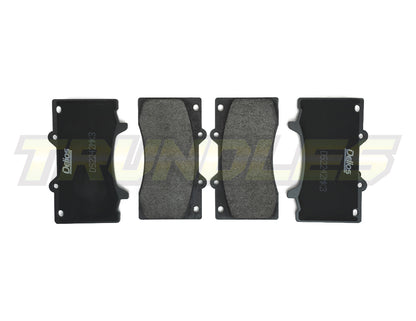 Delios MK3 Front Brake Pads to suit Nissan Patrol Y62 2013-Onwards