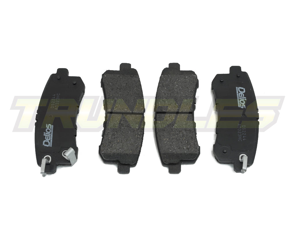 Delios MK3 Rear Brake Pads to suit Nissan Patrol Y62 2013-Onwards