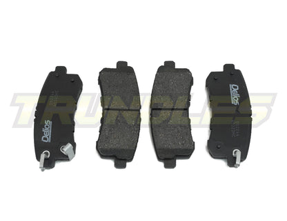 Delios MK3 Rear Brake Pads to suit Nissan Patrol Y62 2013-Onwards