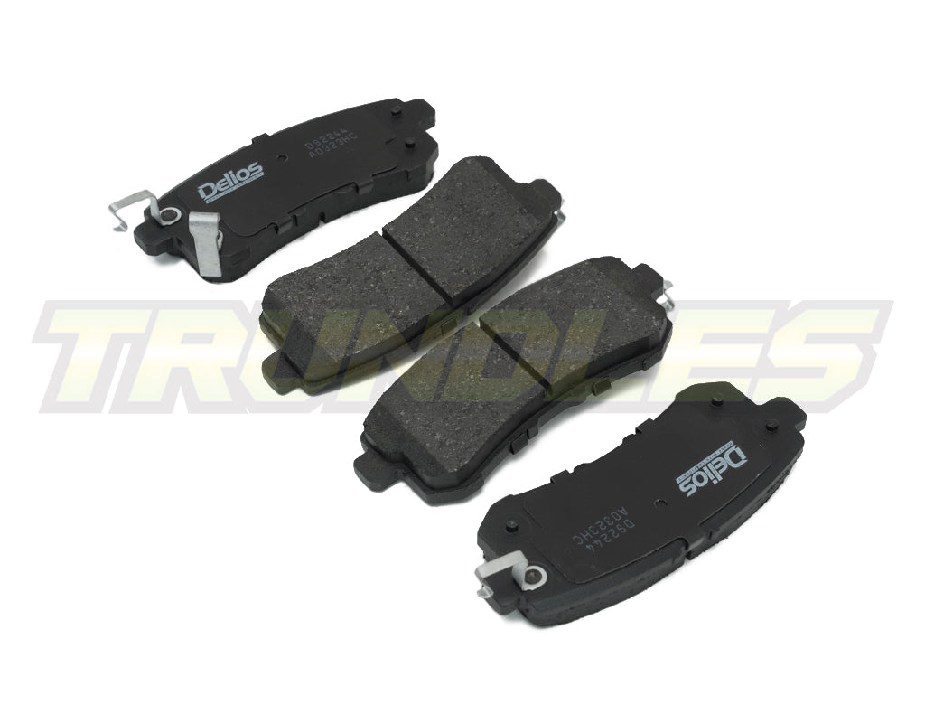 Delios MK3 Rear Brake Pads to suit Nissan Patrol Y62 2013-Onwards