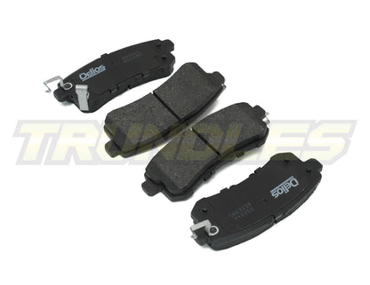 Delios MK3 Rear Brake Pads to suit Nissan Patrol Y62 2013-Onwards