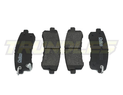 Delios MK3 Rear Brake Pads to suit Nissan Patrol Y62 2013-Onwards