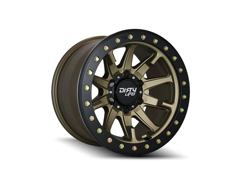 Dirty Life | DT-2  Satin Gold | 17x9 / 6x139.7 / 0P