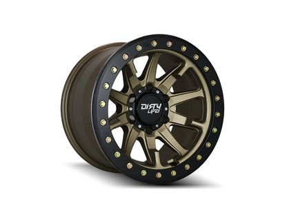 Dirty Life | DT-2  Satin Gold | 17x9 / 6x139.7 / 0P