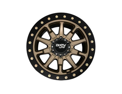 Dirty Life | DT-2  Satin Gold | 17x9 / 6x139.7 / 0P