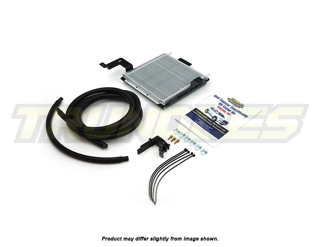 Dual Heavy Duty Transmission Oil Cooler Kit to suit Toyota LandCruiser 200 Series with 5 and 6 Speed