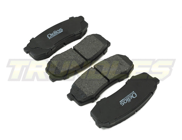 Delios MK3 Rear Brake Pads to Suit Toyota Fortuner 2015 - Onwards