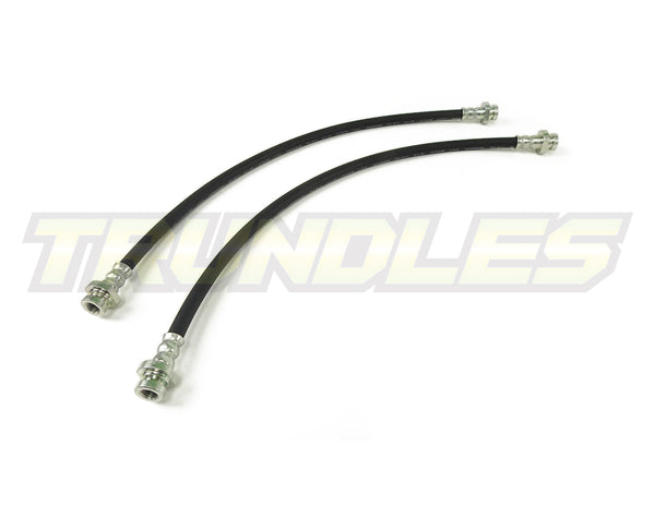 Trundles Rear Extended Rubber Brake Hoses to suit Nissan Navara D23 NP300 2014-Onwards