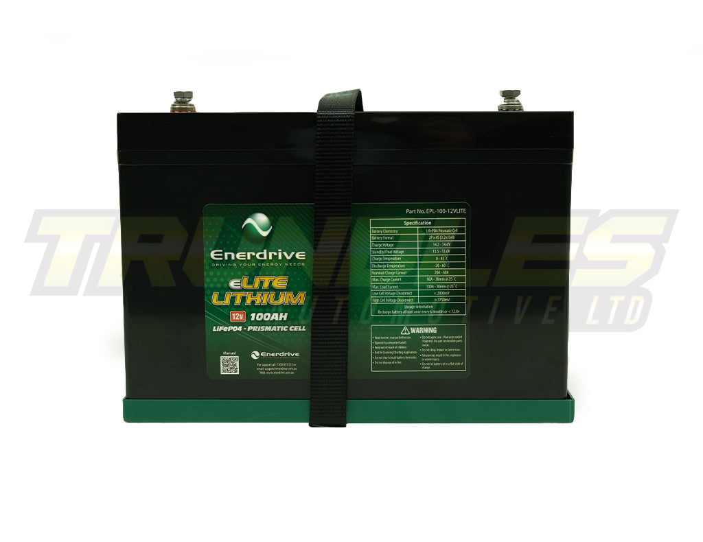 Enerdrive 12V 100Ah eLITE Lithium Battery