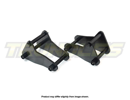 Trundles 25mm Lift Extended Rear Shackle Kit to suit Toyota Landcruiser 79 Series 1999-Onwards