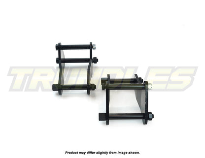 Trundles 25mm Lift Extended Rear Shackle Kit to suit Toyota Landcruiser 79 Series 1999-Onwards
