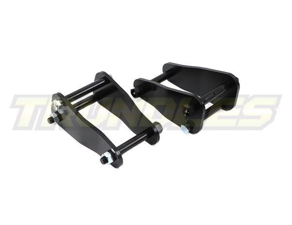 Trundles 25mm Lift Extended Rear Shackle Kit to suit Toyota Landcruiser 76 Series 2007-Onwards