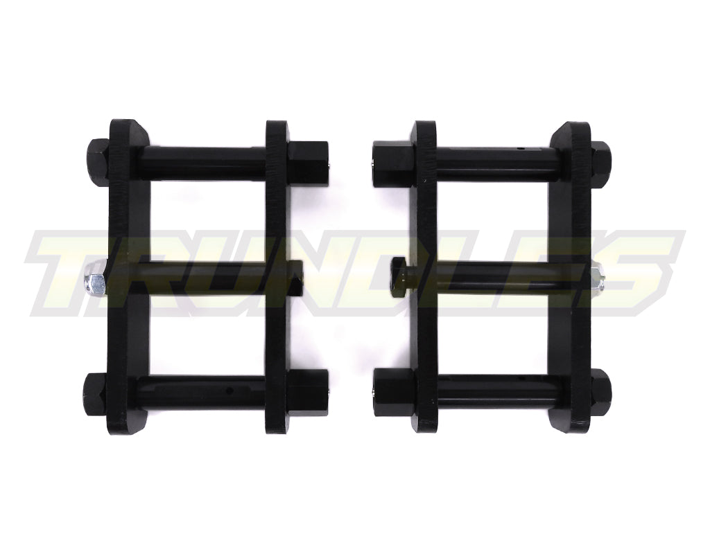 Trundles 25mm Lift Extended Rear Shackle Kit to suit Holden Rodeo RA & Colorado RC / Isuzu D-Max 2008-2012