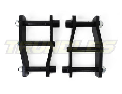 Trundles 25mm Lift Extended Rear Shackle Kit to suit Ford Courier / Mazda Bounty 1987-2006