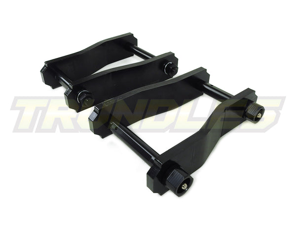 Trundles 25mm Extended Rear Shackle Kit to suit Mitsubishi Triton MQ/MR 2015-2023