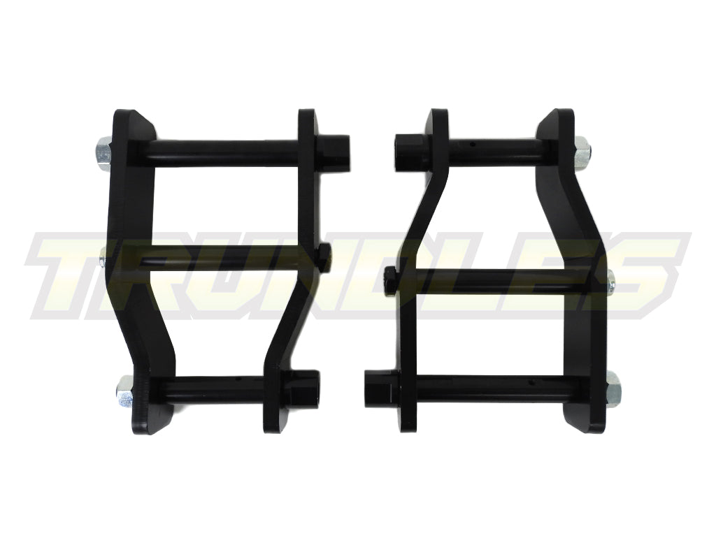 Trundles 25mm Lift Extended Front Shackle Kit to suit Toyota Hilux LN106 1979-1997