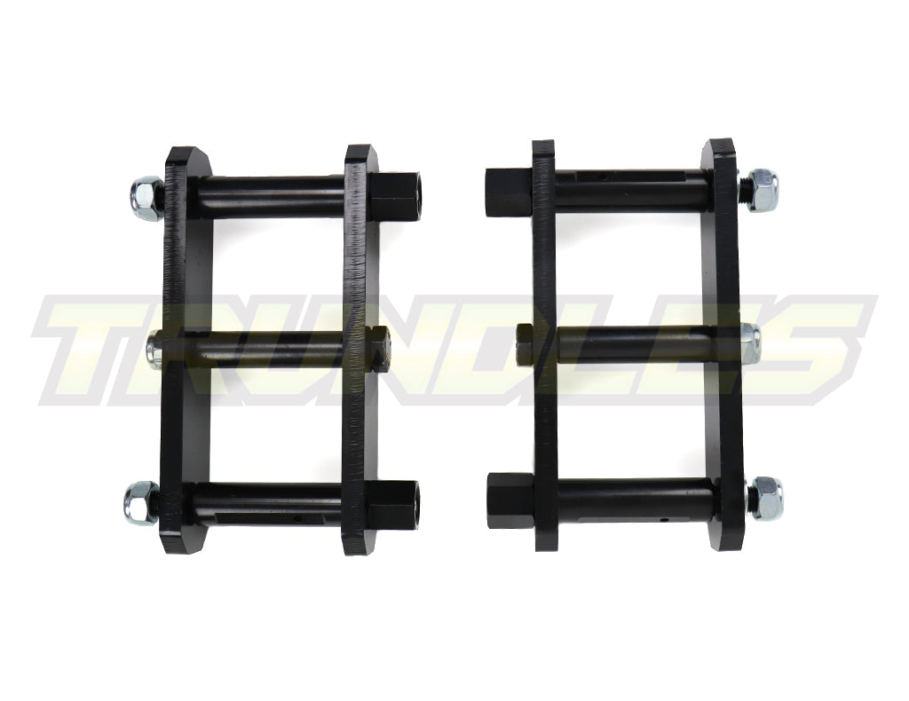 Trundles 50mm Lift Extended Rear Shackle Kit to suit Nissan Navara D23 NP300 2014-Onwards