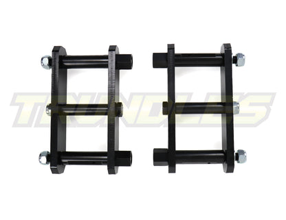 Trundles 50mm Lift Extended Rear Shackle Kit to suit Nissan Navara D23 NP300 2014-Onwards