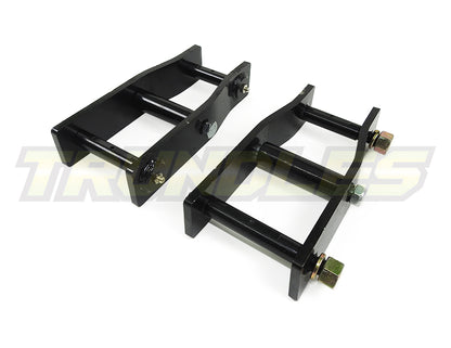Trundles 50mm Lift Extended Rear Shackle Kit to suit Toyota Hilux IFS (4WD & 2WD) 1988-2005