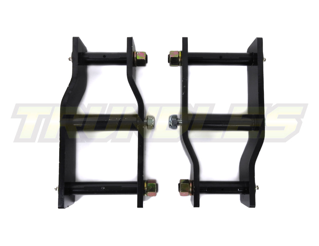 Trundles 50mm Lift Extended Rear Shackle Kit to suit Toyota Hilux IFS (4WD & 2WD) 1988-2005