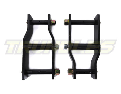 Trundles 50mm Lift Extended Rear Shackle Kit to suit Toyota Hilux IFS (4WD & 2WD) 1988-2005