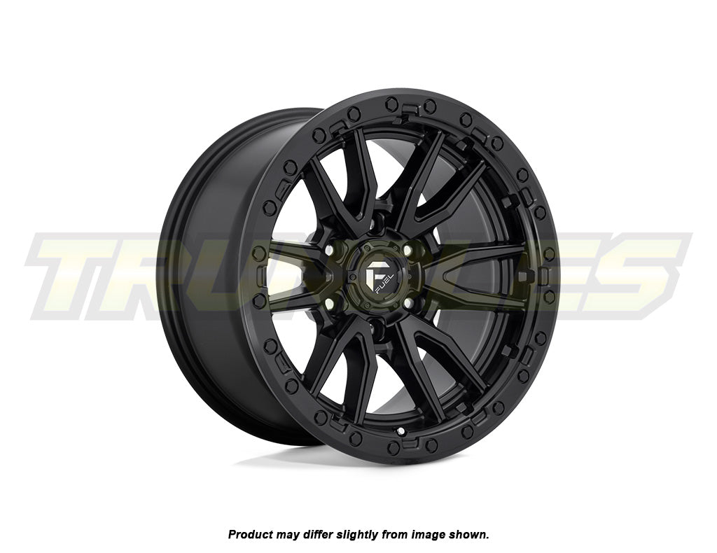 Fuel Rebel Rims 17x9 / 6x139.7 (Black)